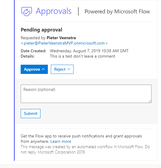 Approve an Approval