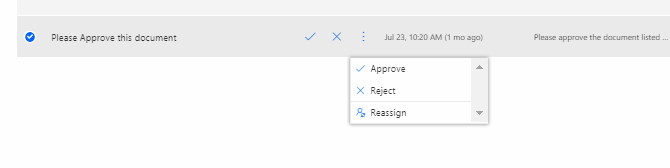 Reassign approvals
