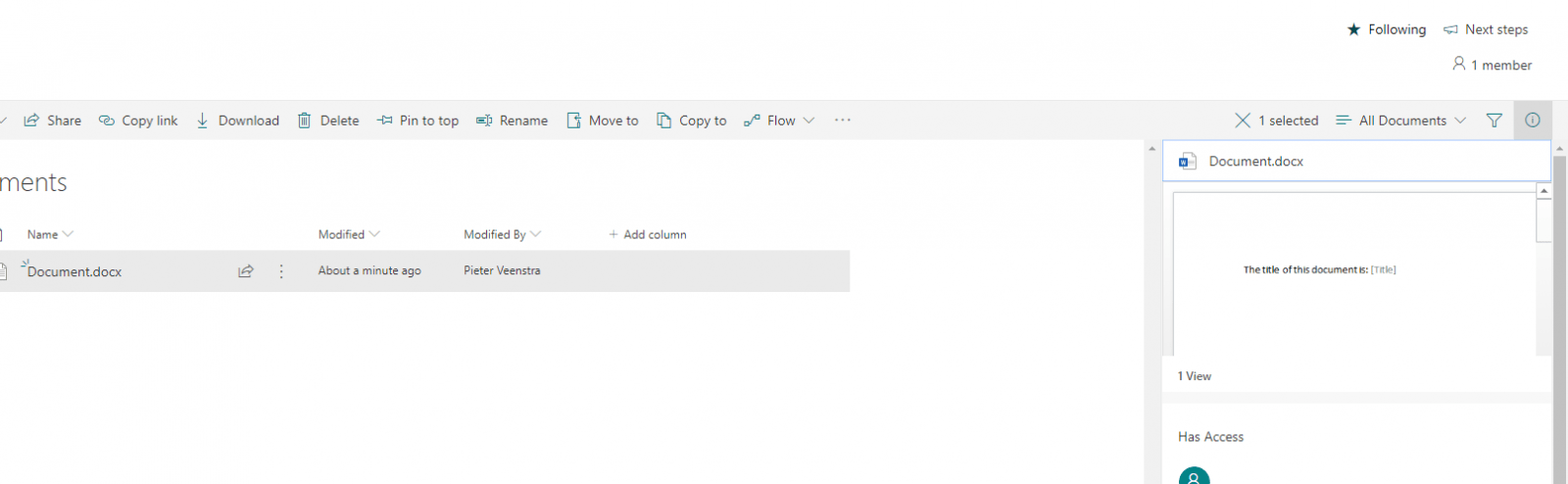 documentpreview Document Preview in SharePoint