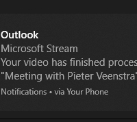 Recording is available