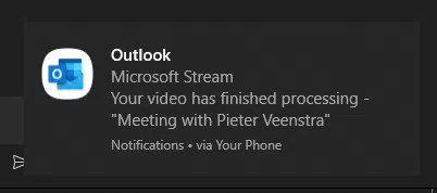 Recording is available