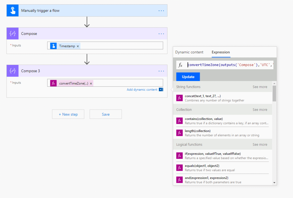 timeflow Convert time zones in Power Automate