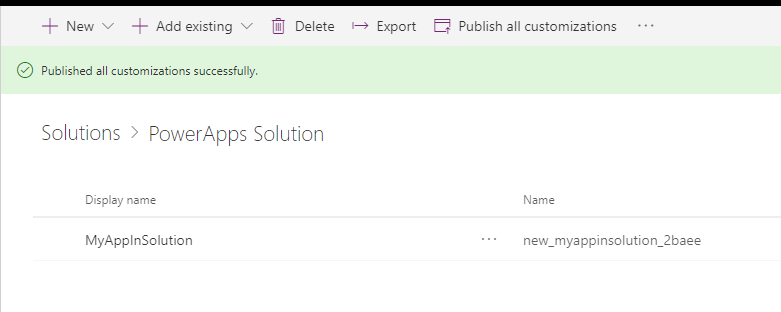 publishedsolution Published the solution