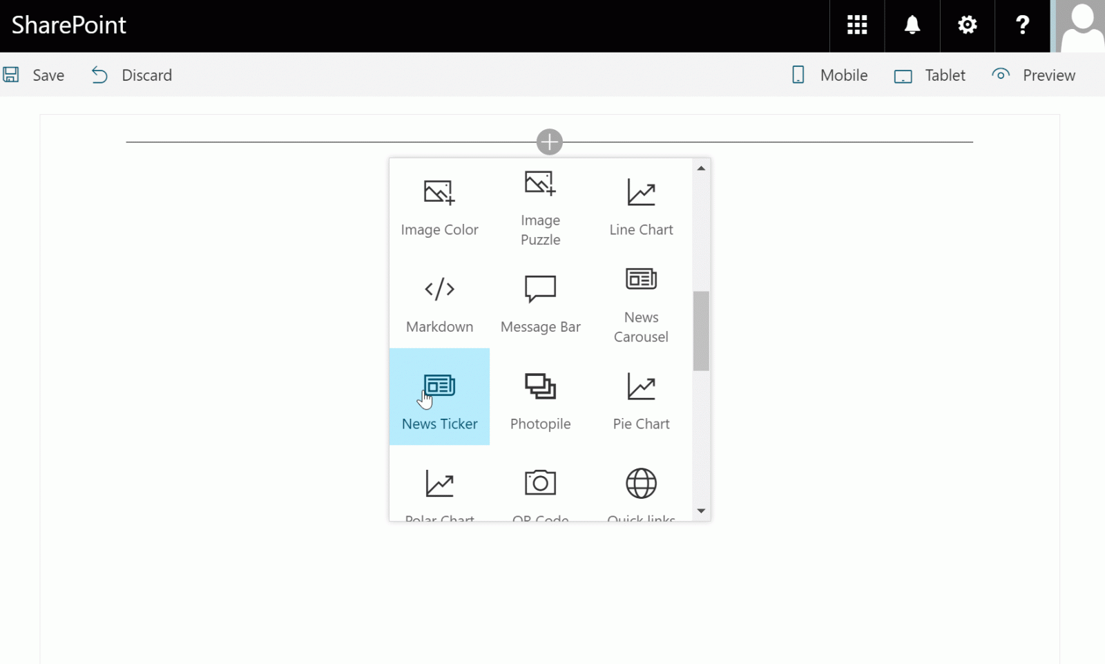 newstickeroverview News Ticker