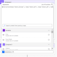 Intersection function in action