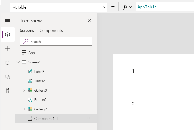 Components and Custom Properties in Power Apps