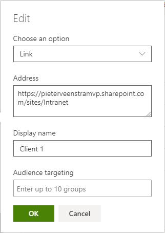 image 10 Audience Targeting in SharePoint Online
