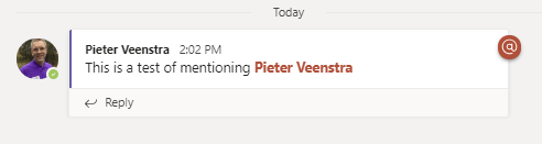 @mention someone in Microsoft Teams with Power Automate