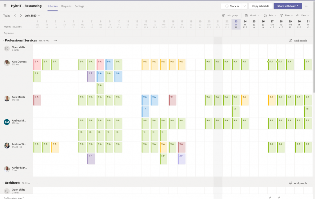 image 46 Synchronize Shifts from Microsoft Teams to Outlook Calendars
