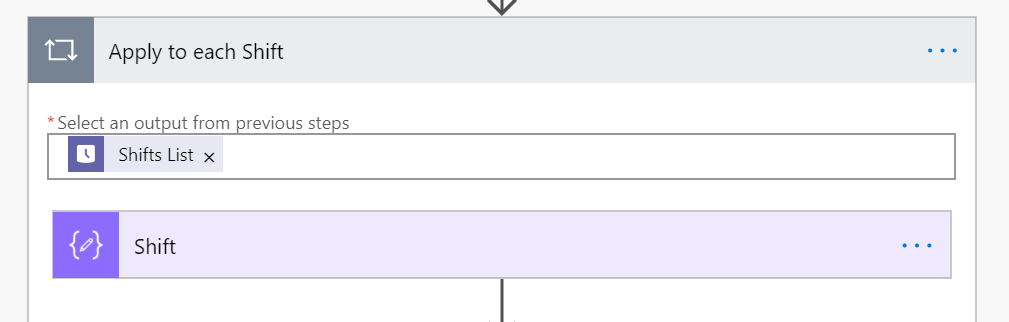image 50 Apply to each going through each calendar