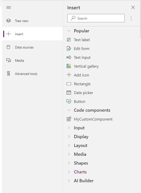 insert the component to the app Insert the component to the app