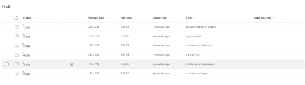 Use Azure Computer Vision to name your images with Power Automate