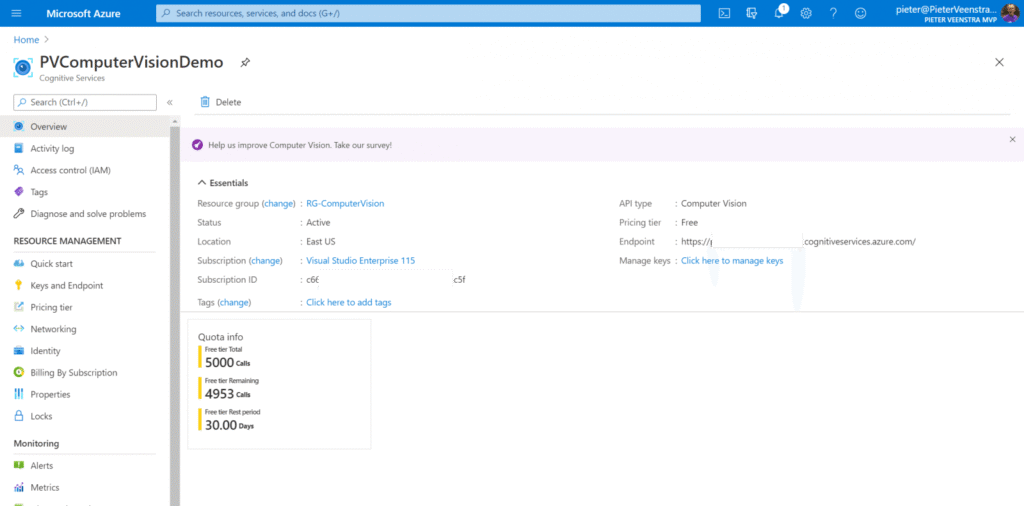 Use Azure Computer Vision to name your images with Power Automate