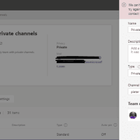add private channel from admin centre Be careful with your 30 private channels in Microsoft Teams