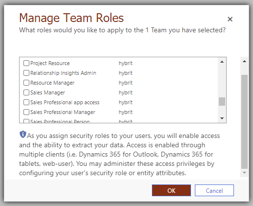 image 36 Security and Common Data Services/Dynamics 365