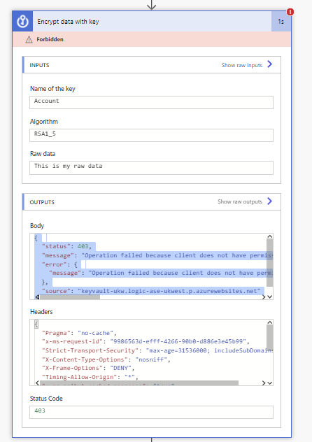 Azure Key Vault and Power Automate