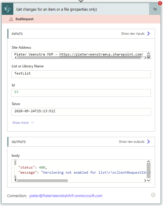 image 67 Get the changes made to SharePoint Items with Power Automate