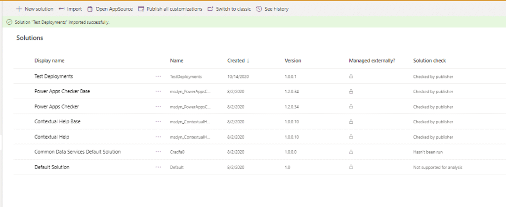 image 21 Deploy Canvas Apps and Flows through solutions