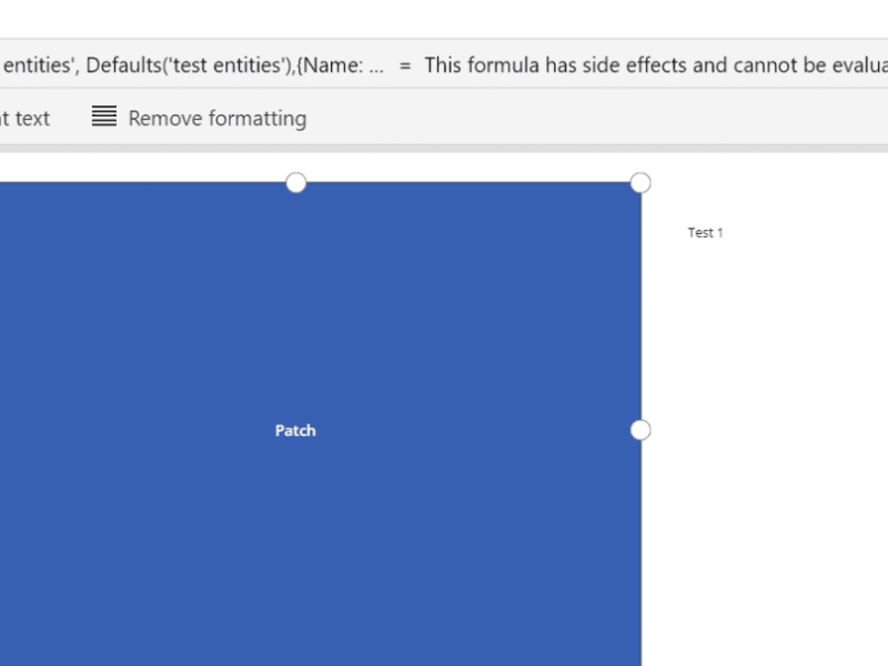 Patch the Common Data Service