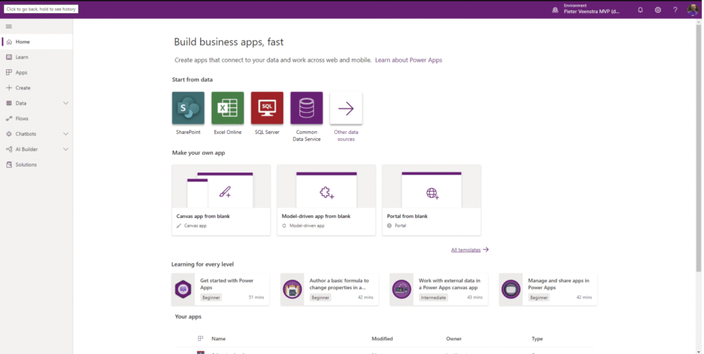 Your 1st lesson in Power Apps, in a few easy steps!