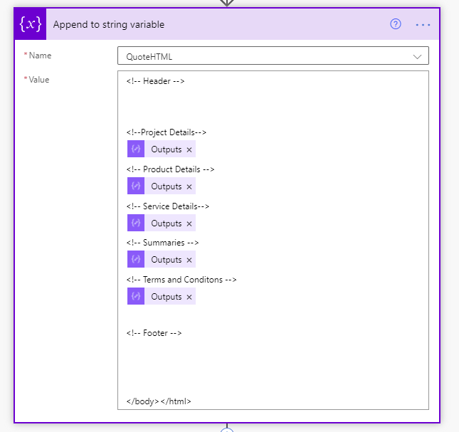 Create PDF documents from data in Power Automate