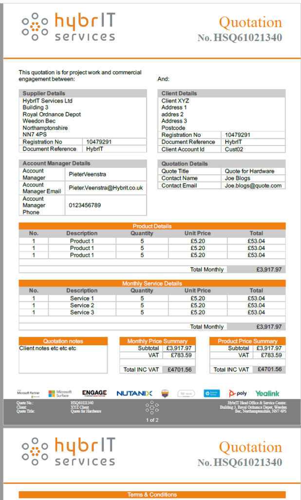 Create PDF documents from data in Power Automate