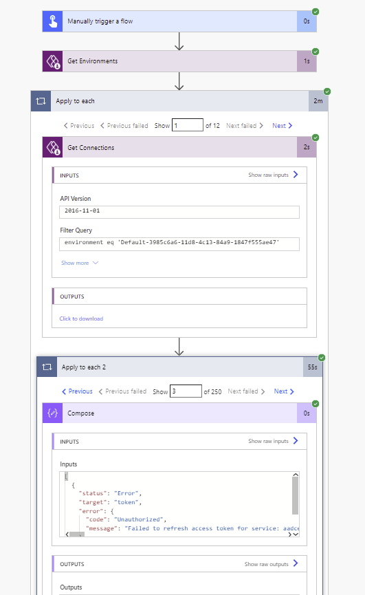 Find Connections with Error Get all your broken connections using Power Automate