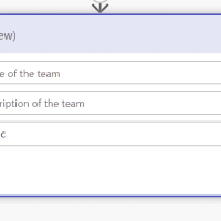 create a team action Create a team action