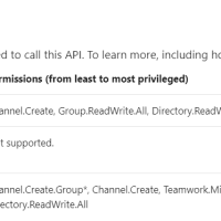 permissions needed for api call Permissions needed for API call
