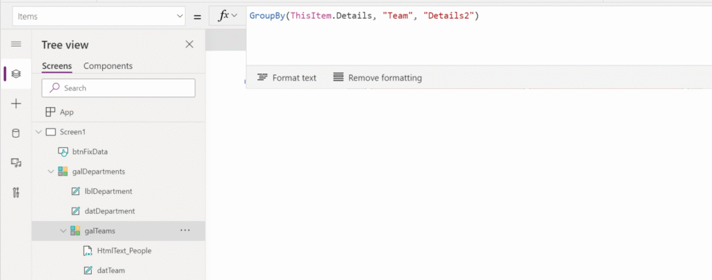 image 27 Implementing 2 levels of grouping in Power Apps