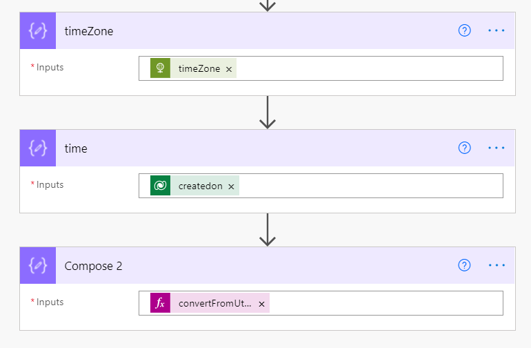 Get the local trigger time in Power Automate