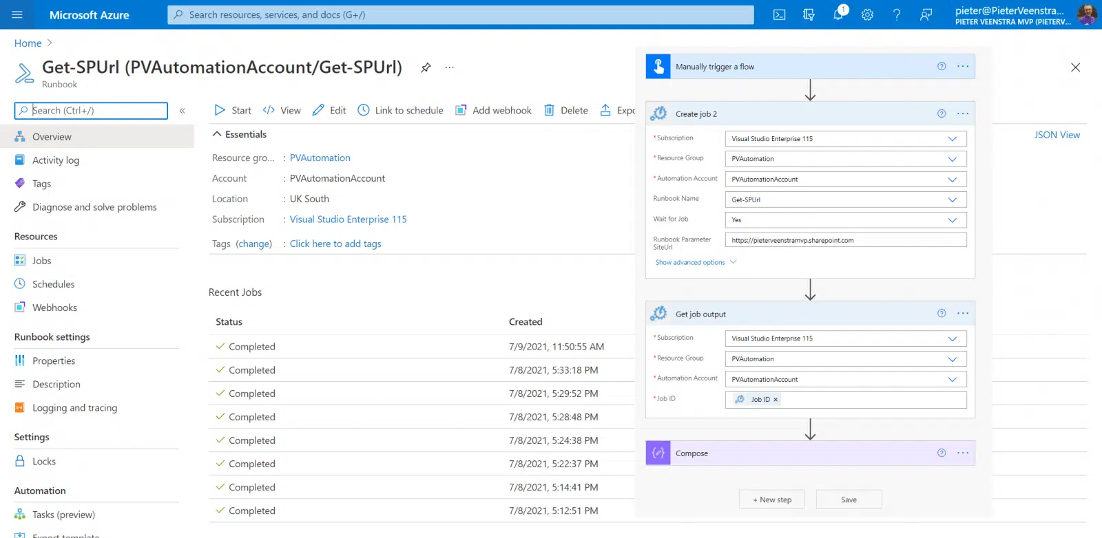 power automate and azure automation accounts Using PnP PowerShell with Azure Automation Accounts
