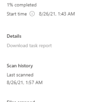 Progress made by a task