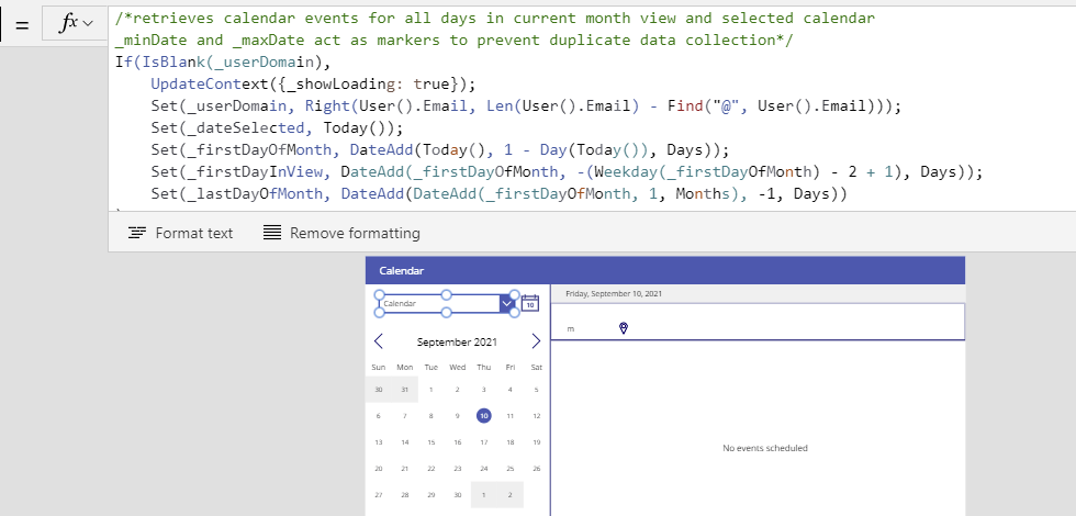 image 30 The Weekday and Calendar functions in Power Apps