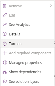 Error when you turn on solution based flows in Power Automate