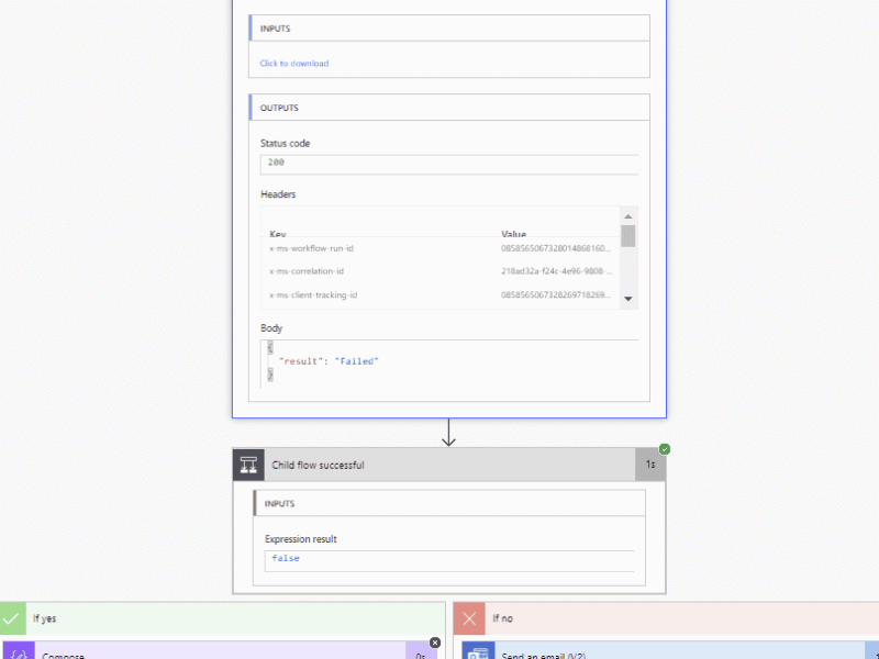 Error handing in Child flows in Power Automate