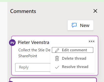 Comments in Power Automate flows