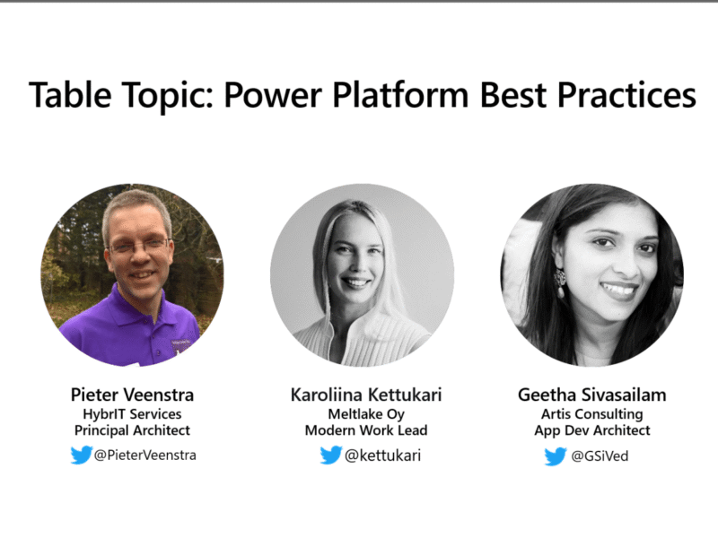 The making of: A successful Microsoft Ignite table talk