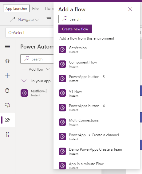 Enable the new Power Automate pane feature