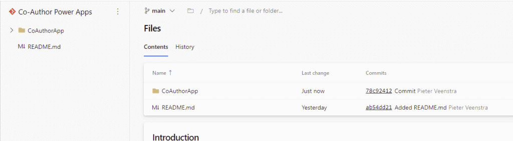 Co-Authoring in Power Apps