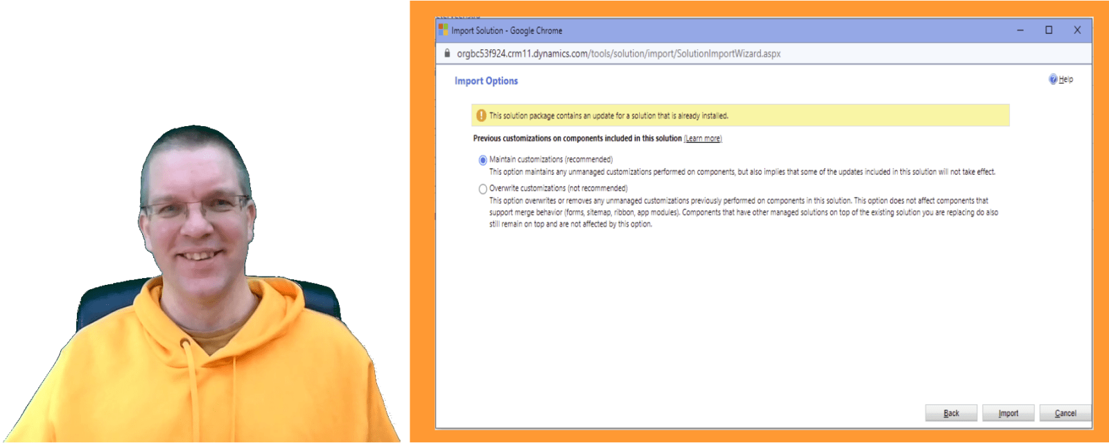 fix unmanaged changes