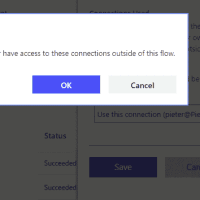Users with run-only access will not control or have access to these connections outside this flow.