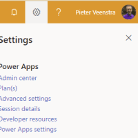 Plans in settings menu