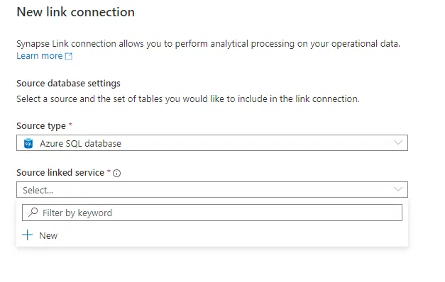 Configure Dataverse exports using Azure Synapse Links for Azure SQL Databases