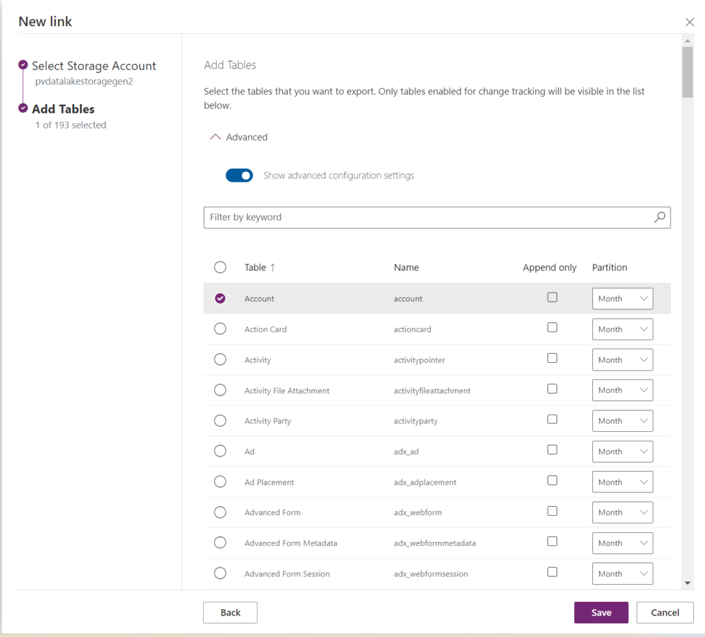 Configure Dataverse exports using Azure Synapse Links for Azure SQL Databases