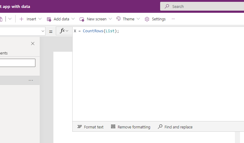 Named formulas in Power Apps using App.Formulas
