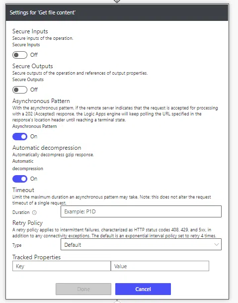 image 7 Copy large files from SharePoint to Azure Blob Storage using Power Automate