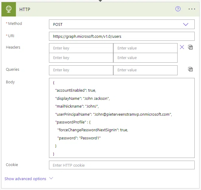image 22 Manage Users using the Graph API in Power Automate