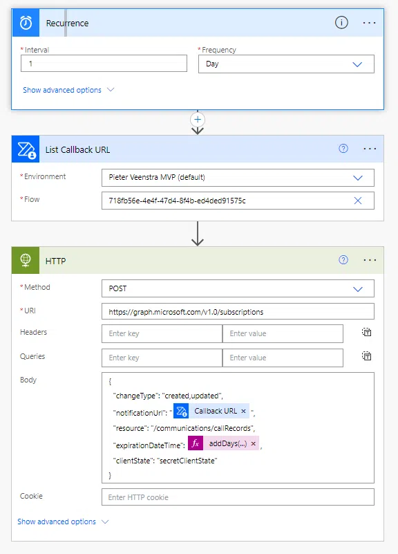 Subscribe to Microsoft Graph API with MS Graph Subscriptions