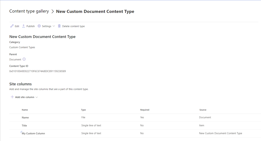 image 60 Using the new SharePoint Content Type Gallery in with existing sites